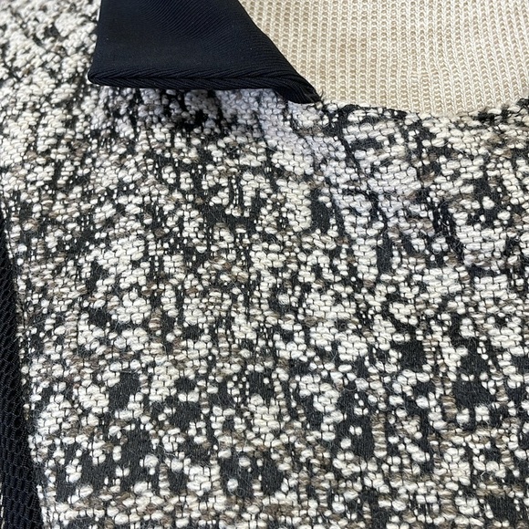 Alberto Makali Jacket Women's S Small Black Cream Snakeskin Mesh Zip Collar - Picture 9 of 14